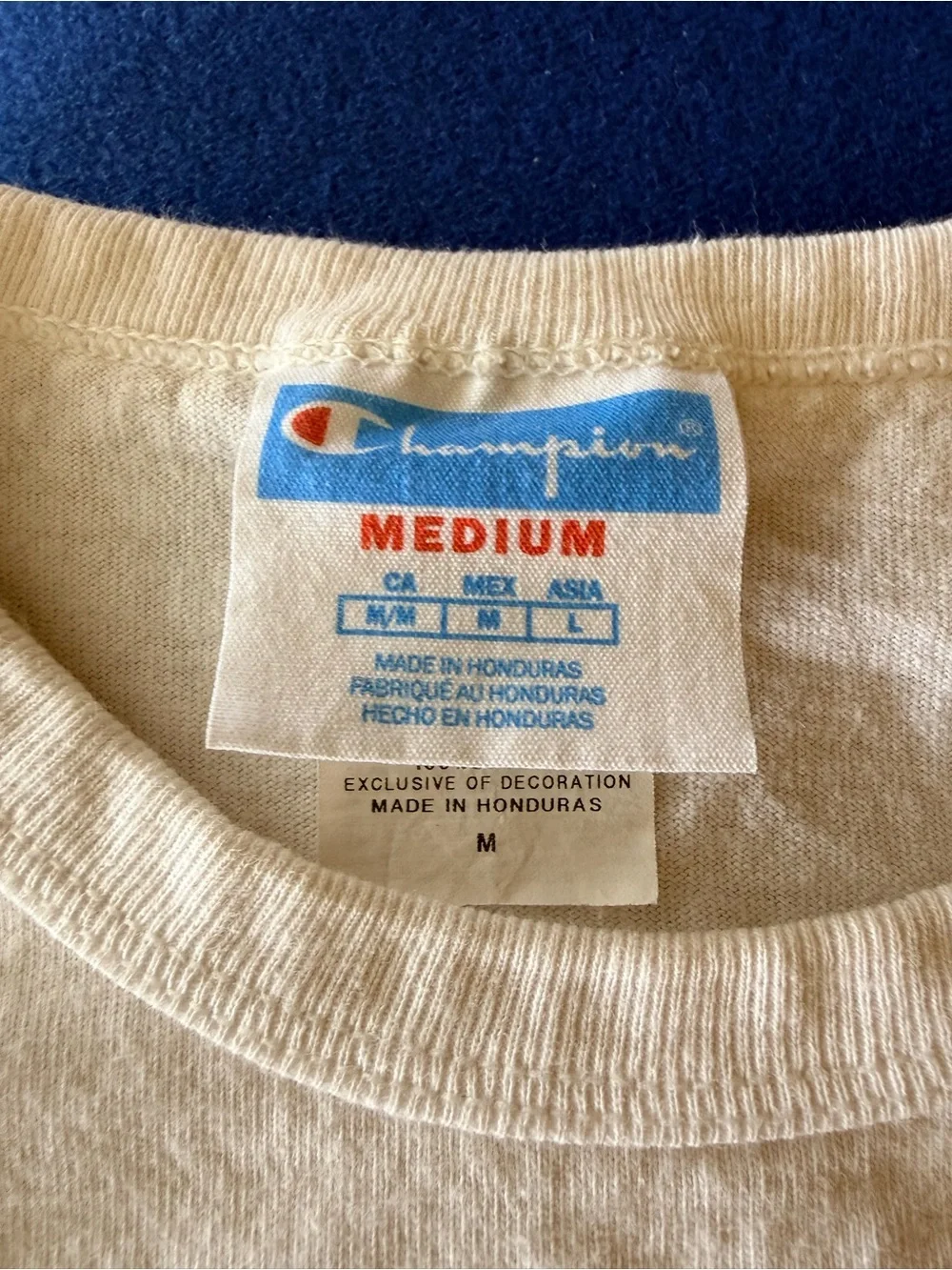 Champion White Short Sleeve Tee with Mini Logo Print - Picture 3 of 4